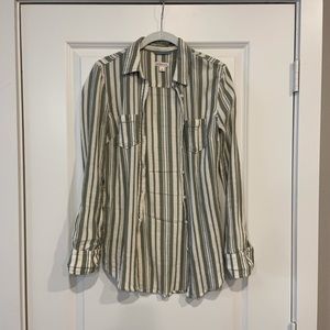 Stripped button down shirt